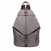 EB2044 - Kono Fashion Anti-Theft Canvas Backpack - Grey
