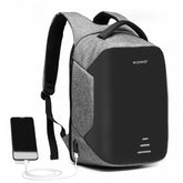 E1946 - KONO REFLECTIVE USB CHARGING INTERFACE BACKPACK - GREY