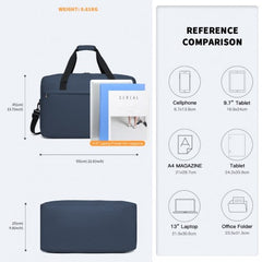 E1960L - Kono Lightweight Multi Purpose Unisex Sports Travel Duffel Bag - Navy