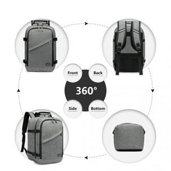 EM2231 - Kono Lightweight Cabin Bag Travel Business Backpack - Grey
