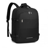 EM2232 - Kono Multi-level High-capacity Cabin Bag Travel Backpack - Black