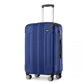 K1777-1L - Kono 24 Inch ABS Lightweight Compact Hard Shell Travel Luggage For Extended Journeys - Navy