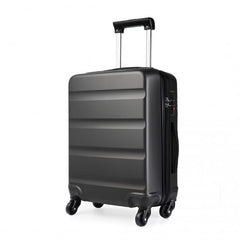 K1991-1L - Kono 24 Inch Horizontal Design ABS Hard Shell Suitcase With TSA Lock - Grey