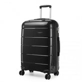 K1997L - KONO 24 INCH HARD SHELL PP SUITCASE - BLACK
