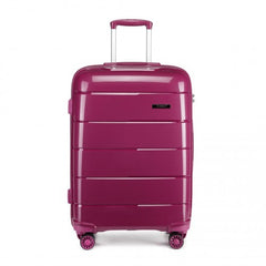 K1997L - KONO 28 INCH HARD SHELL PP SUITCASE - PURPLE