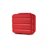 K2092L - Kono 14 Inch Bright Hard Shell PP Vanity Case - Red