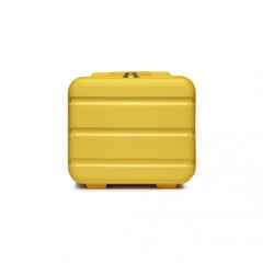 K2092L - Kono 14 Inch Bright Hard Shell PP Vanity Case - Yellow