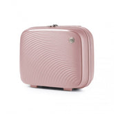 K2393L - British Traveller Lightweight 14 Inch Polypropylene Vanity Case - Nude