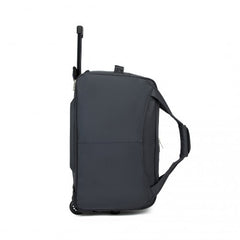 KSK2489 - Kono Durable Folding Travel Trolley Bag with Enhanced Features and Multi Compartment - Grey