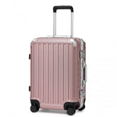 KSS2481 - Supercase Durable 20 Inch PC Hardshell Aluminum Frame Suitcase With TSA Lock - Nude