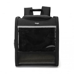 PTD2440 - Dogat Foldable And Durable Pet Backpack Carrier Travel Bag for Cats and Small Dogs - Black