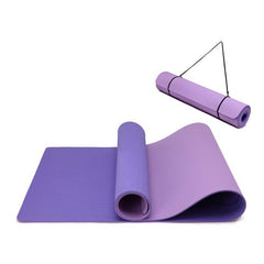 Yoga-1 - Kono TPE Non-slip Classic Yoga Mat - Violet And Lilac