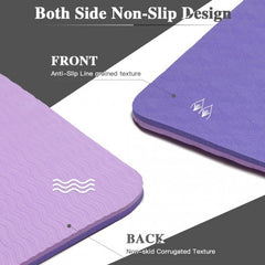 Yoga-1 - Kono TPE Non-slip Classic Yoga Mat - Violet And Lilac