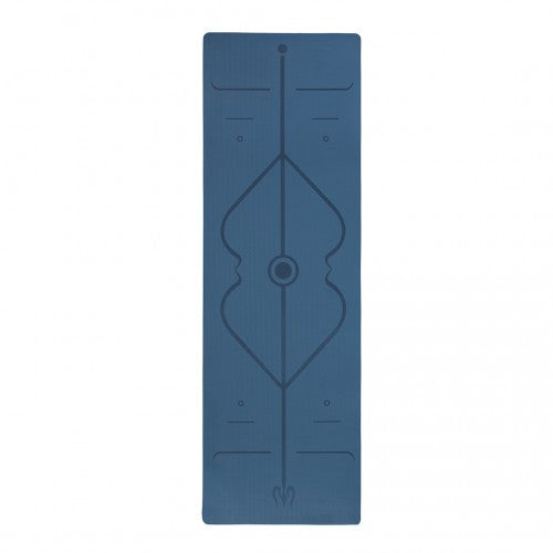 Kono TPE Non-slip Classic Yoga Mat - Navy And Blue