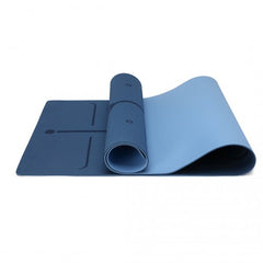 Kono TPE Non-slip Classic Yoga Mat - Navy And Blue