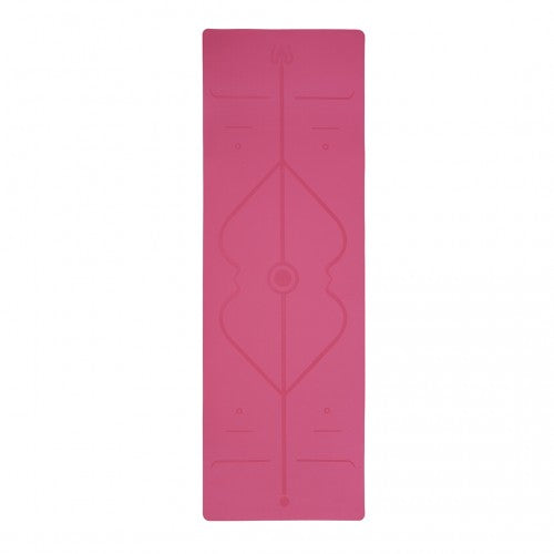 Kono TPE Non-slip Classic Yoga Mat - Plum And Pink