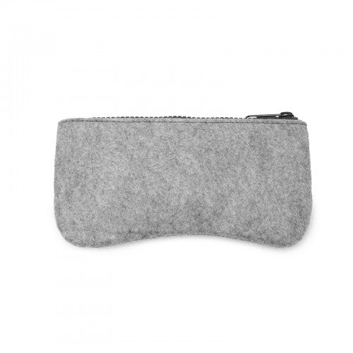 EB2065 - Soft Felt Glasses Case - Grey And Black