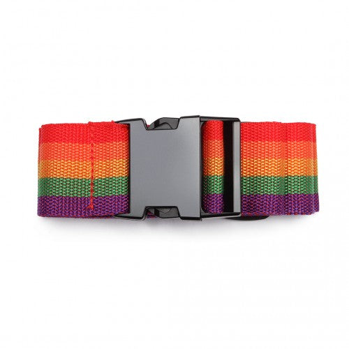 Rainbow Buckle Luggage Suitcase Belt Strap