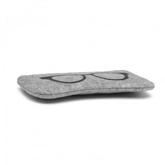 EB2065 - Soft Felt Glasses Case - Grey And Black