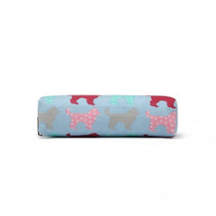 PC - Miss Lulu Canvas Pencil Case Dog Blue