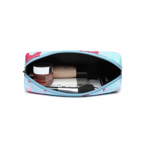 PC - Miss Lulu Canvas Pencil Case Dog Blue