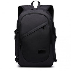 E6715 - Kono Business Laptop Backpack with USB Charging Port - Black