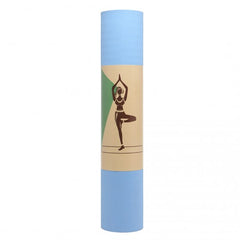 Kono TPE Non-slip Classic Yoga Mat - Navy And Blue