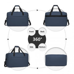 E1960L - Kono Lightweight Multi Purpose Unisex Sports Travel Duffel Bag - Navy