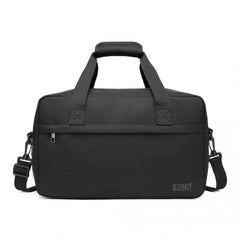 E1960M - Kono Lightweight Multi Purpose Unisex Sports Travel Duffel Bag - Black