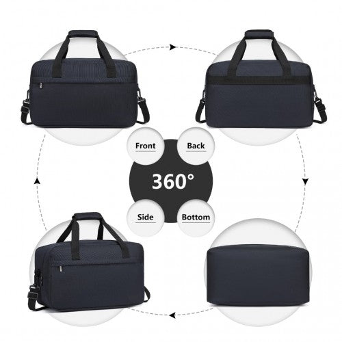 E1960M - Kono Lightweight Multi Purpose Unisex Sports Travel Duffel Bag - Dark Blue