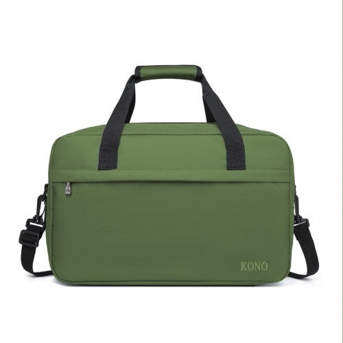 E1960M - Kono Lightweight Multi Purpose Unisex Sports Travel Duffel Bag - Green