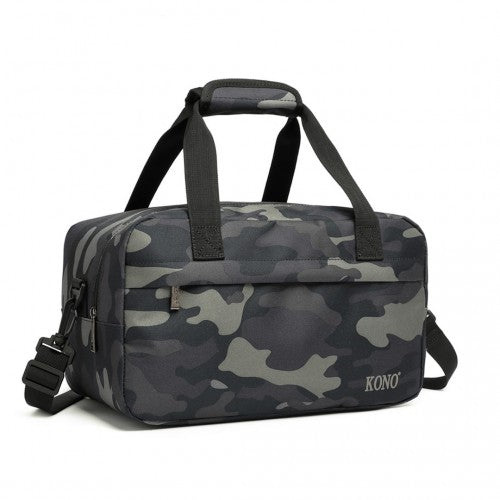 E1960S - Kono Lightweight Multi Purpose Unisex Sports Travel Duffel Bag - Camouflage