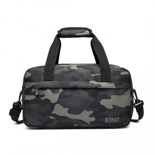 E1960S - Kono Lightweight Multi Purpose Unisex Sports Travel Duffel Bag - Camouflage