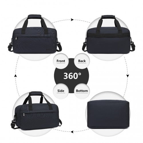 E1960S - Kono Lightweight Multi Purpose Unisex Sports Travel Duffel Bag - Dark Blue