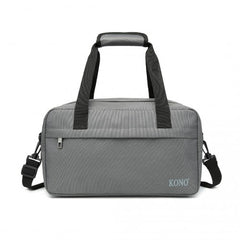 E1960S - Kono Lightweight Multi Purpose Unisex Sports Travel Duffel Bag - Grey