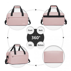 E1960S - Kono Lightweight Multi Purpose Unisex Sports Travel Duffel Bag - Pink