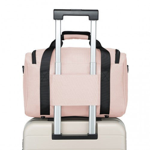 E2016S - Kono Structured Travel Duffle Bag - Pink