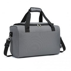 E2016S - Kono Structured Travel Duffle Bag - Grey