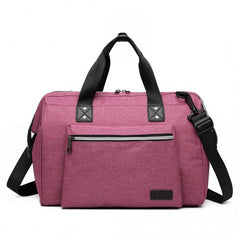 E1802 - Kono Maternity Baby Changing Bag Shoulder Travel Bag Pink