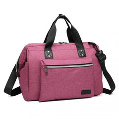 E1802 - Kono Maternity Baby Changing Bag Shoulder Travel Bag Pink