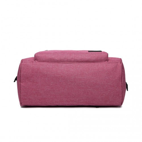 E1802 - Kono Maternity Baby Changing Bag Shoulder Travel Bag Pink