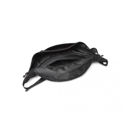 EA2136 - Kono Lightweight Fashion Sports Bum Bag For Men And Women - Black