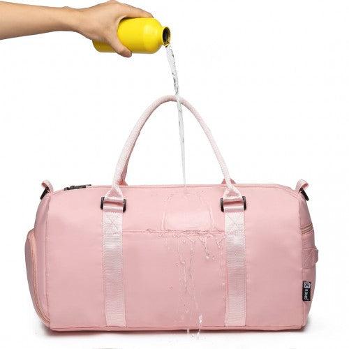 EA2213 - Kono Multi Waterproof Gym bag Carry On Weekend Bag - Pink