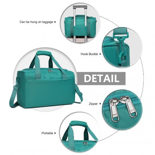 EA2321 - Kono Spacious Travel Storage Bag Handbag - Teal