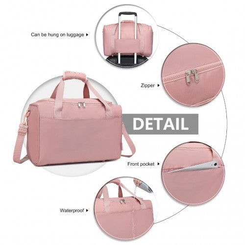 EA2321 - Kono Spacious Travel Storage Bag Handbag - Nude