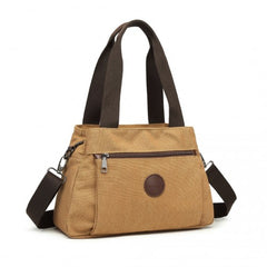 EH2045 - Kono Canvas Multi-Functional Cross Body Bag - Brown