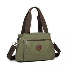 EH2045 - Kono Canvas Multi-Functional Cross Body Bag - Green