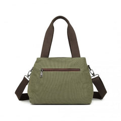 EH2045 - Kono Canvas Multi-Functional Cross Body Bag - Green