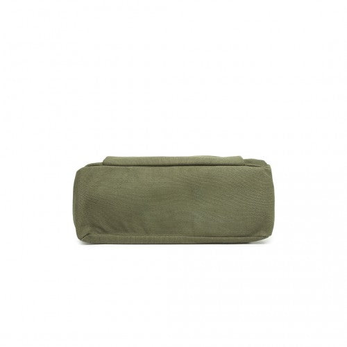 EH2045 - Kono Canvas Multi-Functional Cross Body Bag - Green