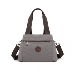 EH2045 - Kono Canvas Multi-Functional Cross Body Bag - Grey